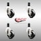 Service Caster 3 Inch 316SS Soft Rubber Wheel Swivel 1-1/4 Inch Expanding Stem Caster Set SCC SCC-SS316EX20S314-SRS-114-4 - alternate 2